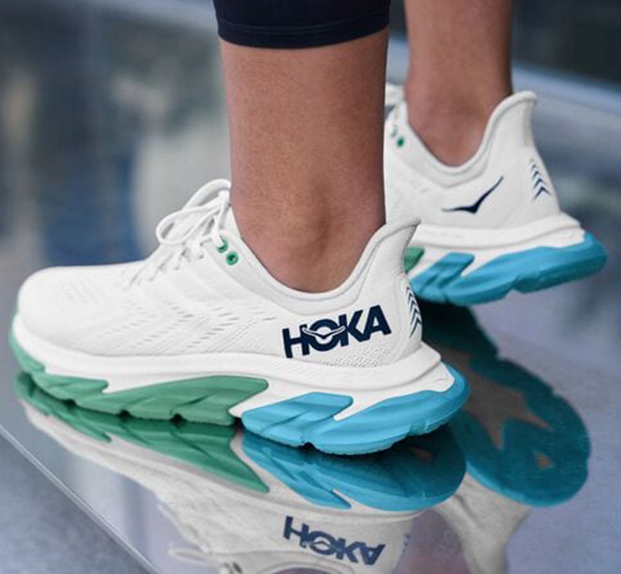 Hoka One One Koşu Ayakkabısı Kadın Beyaz - Clifton Edge - DX4580396